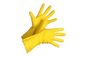 Kitchen Gloves,  Yellow, 12pairs, #Small