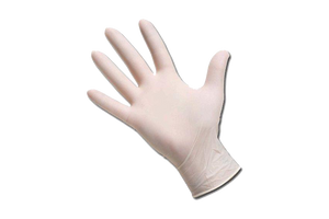 Gloves Latex,  Powder Free, 100 pcs,  #XLarge