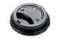 Lids Dome For Coffee Cups, #Black,  8 oz, 1000 pcs #80 mm #Hy-Pax