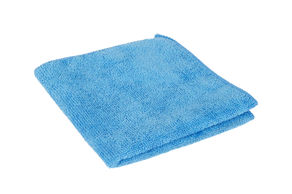 Microfiber Cloth, 25 pcs/pack, 16 x 16, #BLUE, **Open Box**