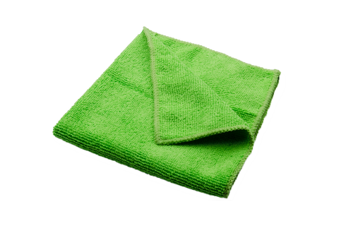 Microfiber Cloth, 25 pcs/pack, 16 x 16, #GREEN,  **Open Box**