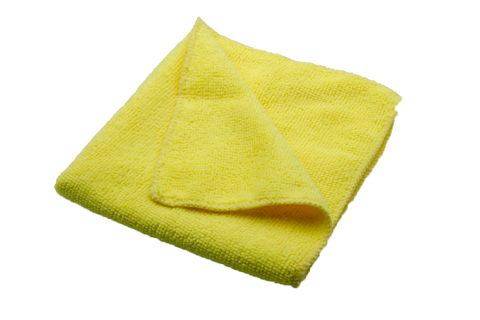 Microfiber Cloth, 25 pcs/pack, 16 x 16, #YELLOW,  **Open Box**