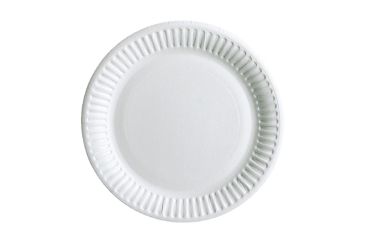 Paper Plates,  UNCOATED,  9'', 1200pcs, #526  #PL209