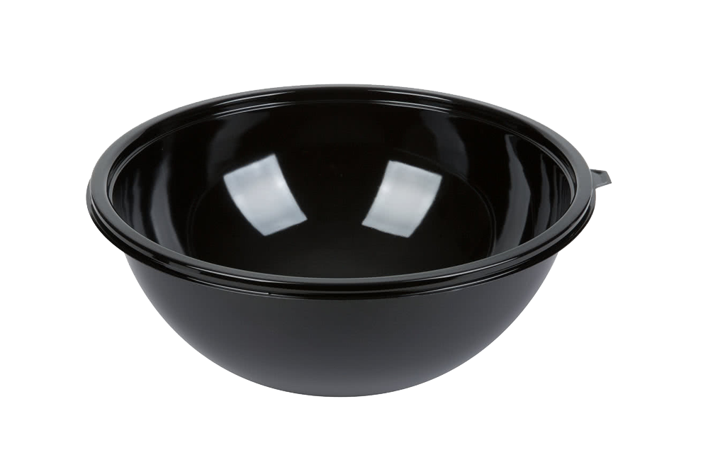 Microwavable Bowl, BLACK, 32 oz, 300pcs  #Maple Leaf, #B0732-B