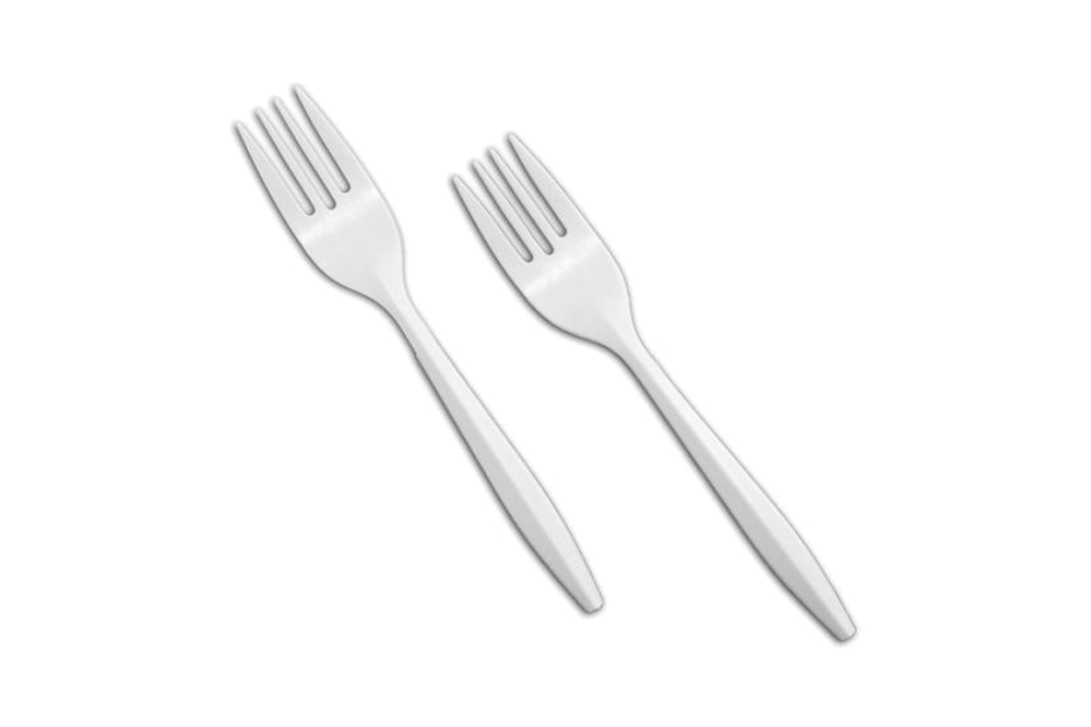 Plastic Forks, 1000pcs #White #Regular  #UnWrap  #2208020