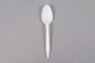 Plastic Tea Spoons  White  1000pcs, #Maple Leaf,  #Medium