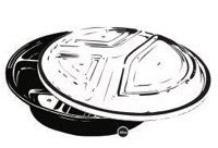 Microwavable Container Round Combo, 9'', 150sets, 48oz, 3-Compartment,#Koality, #RK48-3  #RC-348