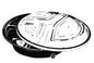 Microwavable Container Round Combo, 9'', 150sets, 48oz, 3-Compartment,#Koality, #RK48-3  #RC-348