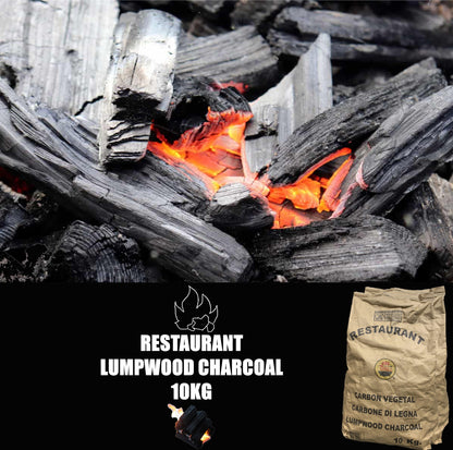 Extra Hardwood Lump Charcoal – 10 kg
