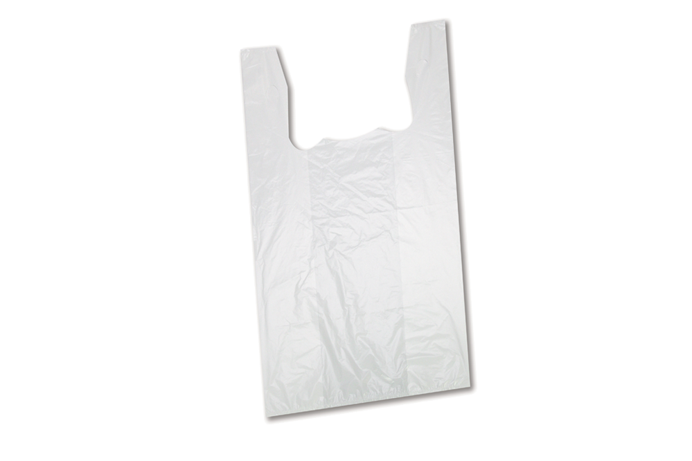 Shopping Bags, LowDensity,  White,  23 lbs, 20x23 , 1000pcs,  #S6W