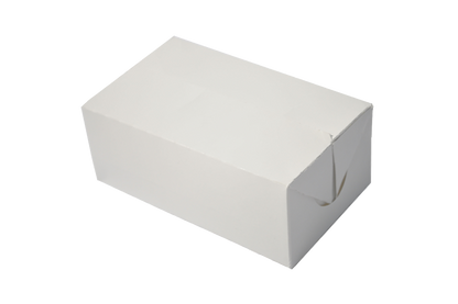 Lunch Box, Glued  8.25 x 4.5 x 2.25'',  400 pcs,   #Medium Snack Plain