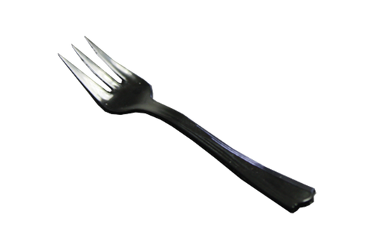 Taster Forks, Plastic Black,  250pcs