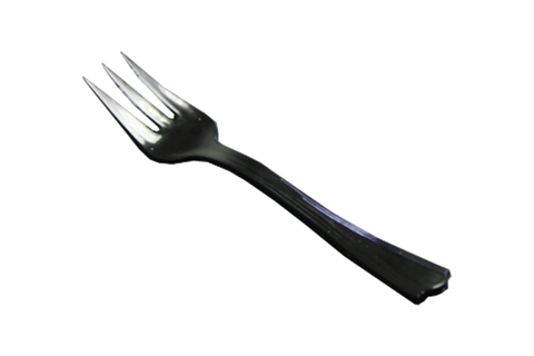 Taster Forks, Plastic Black,  250pcs