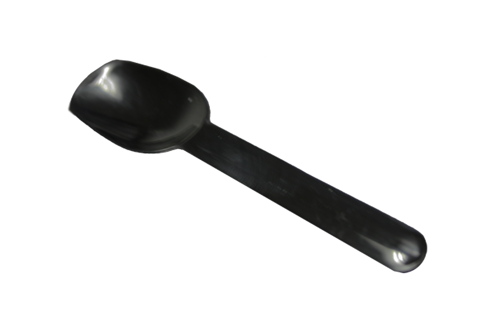 Taster Spoons, Plastic Black,  250pcs
