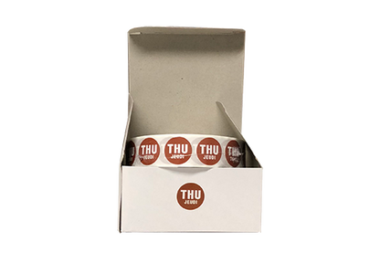 Food Rotation Labels,  3.4", Round, 2000pcs/roll, (2 Rolls/Box),  *THURSDAY*