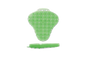 Urinal Screen, 60 Days, 2 pcs, Anti-Splash, #Light Green-Apple