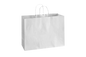 Paper Shopping Bags with handle, WHITE,  16x6x12,  250 pcs