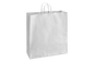 Paper Shopping Bags with handle, WHITE,  16x6x19,  200 pcs