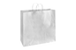 Paper Shopping Bags with handle, WHITE,  18x7x19,  200 pcs