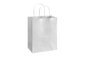 Paper Shopping Bags with handle, WHITE,  8x4x10,  250 pcs