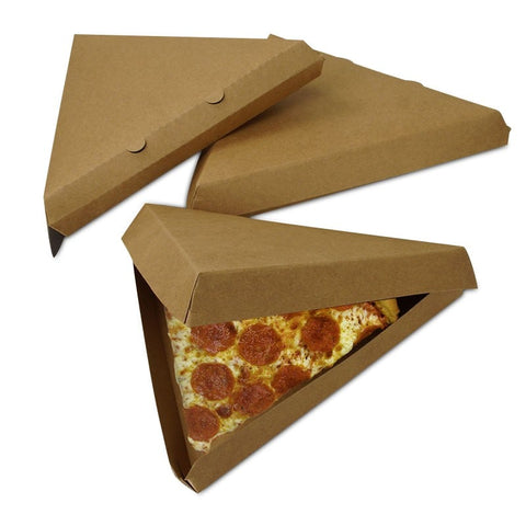 Pizza Slice Tray Clamshell, Hinged, 250pcs, #Printed, #Koality, #FT-17