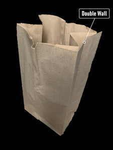 Paper Bags, Brown, 250pcs, #Double-Wall, #20 LB