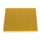 Cake Board, #Square, St, Edge Gold,  9" x 0.07, 150 pcs