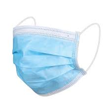 Blue Face Mask, 3-Ply,  Disposable, #50 pcs/box