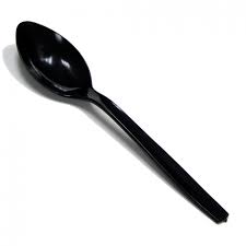 Serving  Spoon,  Black,  144pcs, #SS9B