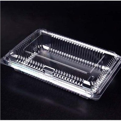 Plastic Container Clear Hinged, 500 pcs,  205x150x60 mm, #Soft, #HQ-22