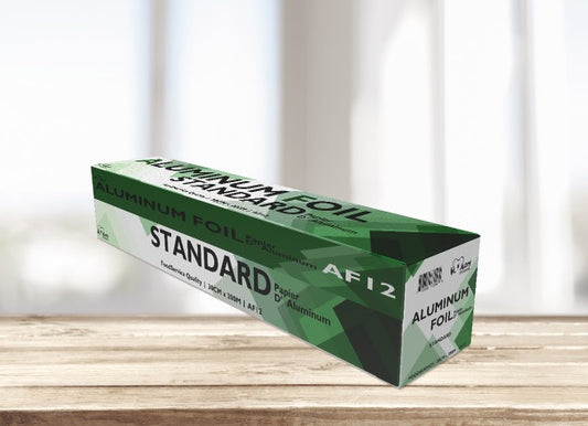 Aluminum Roll With Cutter Box, 12'' x 200m   #AF12-R  #Regular  #Standard  #AF-12L