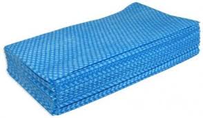 Food Service Wiper,Cloth, 200 pcs, #Blue/Green- White, #Daily, #W902 A1