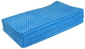 Food Service Wiper,Cloth, 200 pcs, #Blue/Green- White, #Daily, #W902 A1