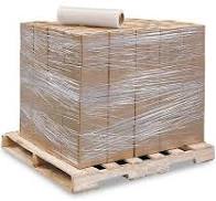 Pallet Wrap,  #Clear, 12'' x 1500', #Strong, 80GA  #1 roll, ***OPEN BOX***