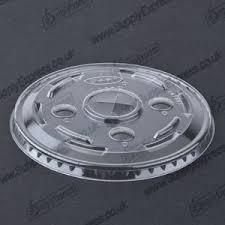 Flat Plastic Lids,1000pcs, (Code:FL-98) (Match Pet Cups :12-98T,16-98T, 20-98T, 24-98T) #Dynasco