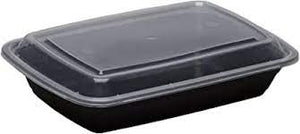 Microwavable Container Square , 58oz, 150 Sets, #JF-58B