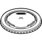 Lids Plastic For portion Cups, 3.25-4-5.5 oz, 2500 pcs,(Code:PL-400) (match cup:KC-325,PC-325) #Dynasco