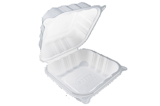 Pebble Box Container, 6"x 6"x 3",  250 pcs,  #PP225,  #RP-225,  #3663105