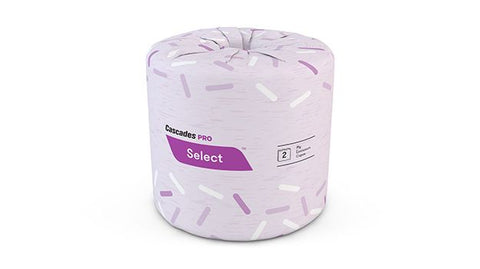 Toilet Paper Wrapped  2ply x 500 sheets 96 rolls,  #B040