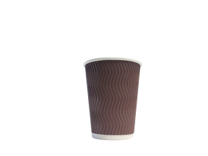 Coffee Cups,  **Ripple Double Wall**,   16 oz 500pcs