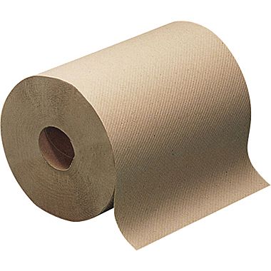 Hand Paper Towel Rolls, #Brown ,12 Rolls, 7.85" x 300'  #GOGO-06  #HWT300K