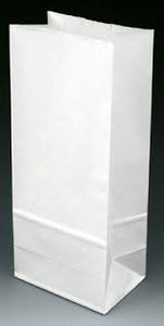 Paper Bags, White, 500pcs, #6 LB
