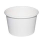 White Paper Food Container, 16 oz, 500pcs, Lids Fit: #16L, SB-13/14, #GM-HCI6WBWLH