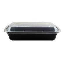 Microwavable Container Rectangular Combo,150 sets, 24oz, #TY-24, #Wide